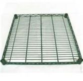 KTI GR 18x30 Green Epoxy Wire Shelf